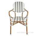 outdoor vintage hotel cafe restaurant metal dining chair